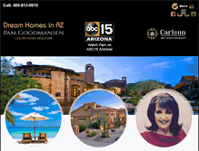 Tablet Screenshot of dreamhomesinaz.com